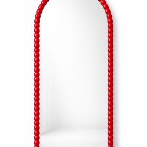 Kırmızı Oval Boy Aynası 180*70 cm