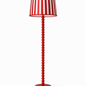 Kırmızı Beyaz Çizgili Lambader